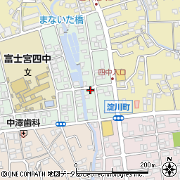 静岡県富士宮市穂波町6-11周辺の地図