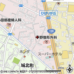 静岡県富士宮市ひばりが丘362周辺の地図