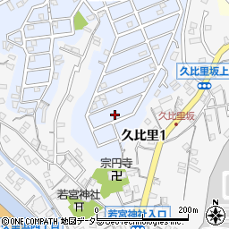 神奈川県横須賀市若宮台17-19周辺の地図