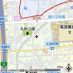 名古屋市役所交通局　市バス如意営業所周辺の地図
