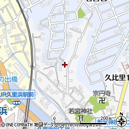 神奈川県横須賀市久比里1丁目12-1周辺の地図