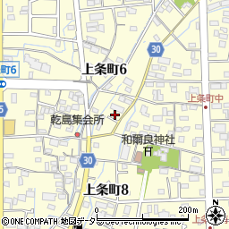 愛知県春日井市上条町6丁目3710周辺の地図
