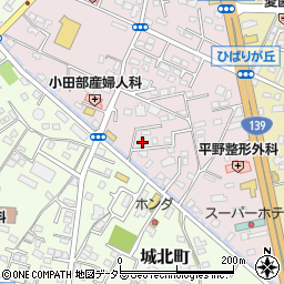 静岡県富士宮市ひばりが丘483周辺の地図