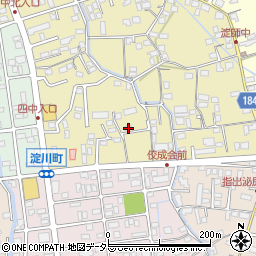 静岡県富士宮市淀師94周辺の地図