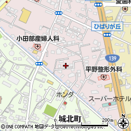 静岡県富士宮市ひばりが丘481周辺の地図