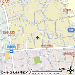 静岡県富士宮市淀師99周辺の地図