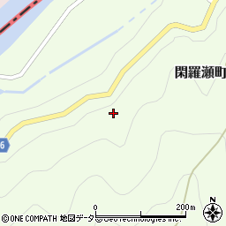愛知県豊田市閑羅瀬町下地周辺の地図