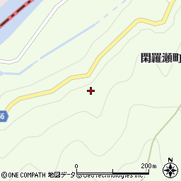 愛知県豊田市閑羅瀬町（下地）周辺の地図