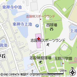 名古屋市志段味スポーツランド周辺の地図