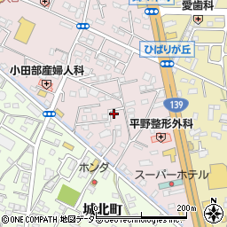 静岡県富士宮市ひばりが丘470周辺の地図