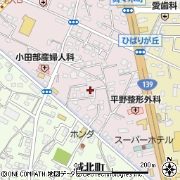 静岡県富士宮市ひばりが丘477周辺の地図