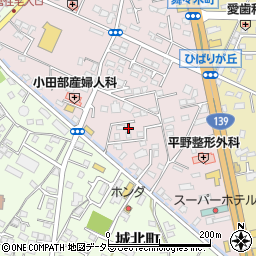 静岡県富士宮市ひばりが丘493周辺の地図