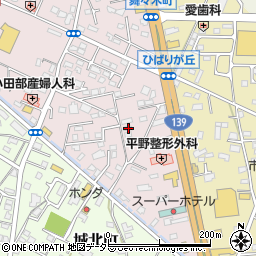 静岡県富士宮市ひばりが丘355周辺の地図
