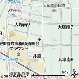 愛知県稲沢市大塚南9丁目151周辺の地図