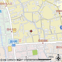 静岡県富士宮市淀師101周辺の地図