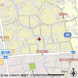 静岡県富士宮市淀師98周辺の地図