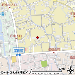 静岡県富士宮市淀師107周辺の地図