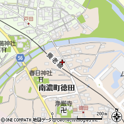 岐阜県海津市南濃町徳田271-1周辺の地図