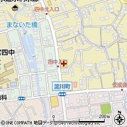 静岡県富士宮市淀師120周辺の地図