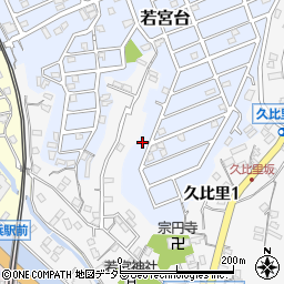 神奈川県横須賀市若宮台21-5周辺の地図