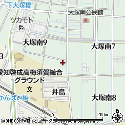 愛知県稲沢市大塚南9丁目148周辺の地図