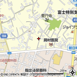 静岡県富士宮市淀平町288周辺の地図