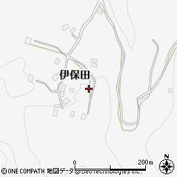 千葉県夷隅郡大多喜町伊保田周辺の地図
