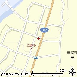 兵庫県朝来市立野480周辺の地図