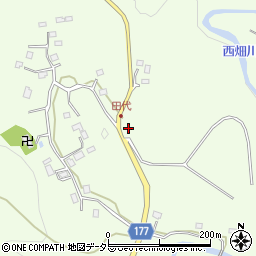 千葉県夷隅郡大多喜町田代周辺の地図