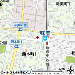 味美駅前郵便局 ＡＴＭ周辺の地図