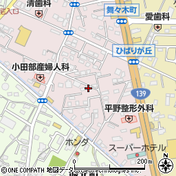 静岡県富士宮市ひばりが丘548周辺の地図