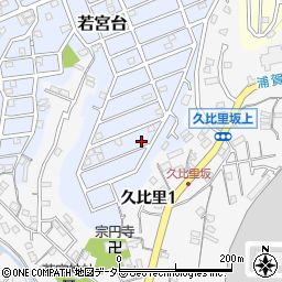 神奈川県横須賀市若宮台16-15周辺の地図