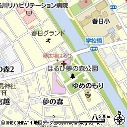 清須市はるひ美術館周辺の地図