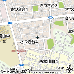 愛知県瀬戸市さつき台4丁目72周辺の地図