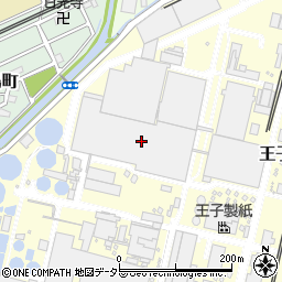 王子製紙株式会社　春日井工場総務担当受付周辺の地図