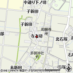 愛知県稲沢市祖父江町島本寺之切周辺の地図