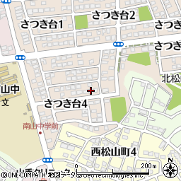 愛知県瀬戸市さつき台4丁目71周辺の地図
