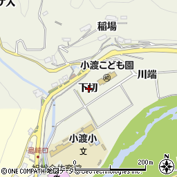 愛知県豊田市下切町下切周辺の地図
