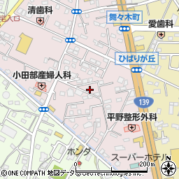 静岡県富士宮市ひばりが丘514周辺の地図