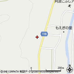 岡山県津山市阿波中土居1224周辺の地図