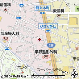 静岡県富士宮市ひばりが丘334周辺の地図