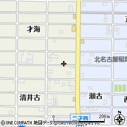 愛知県北名古屋市鹿田才海122周辺の地図