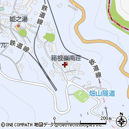 箱根船員保険保養所周辺の地図