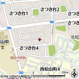 愛知県瀬戸市さつき台4丁目68周辺の地図