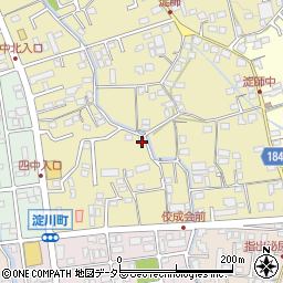 静岡県富士宮市淀師104周辺の地図