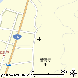兵庫県朝来市立野545周辺の地図