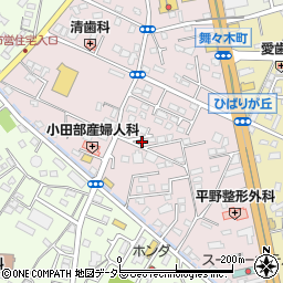 静岡県富士宮市ひばりが丘528周辺の地図