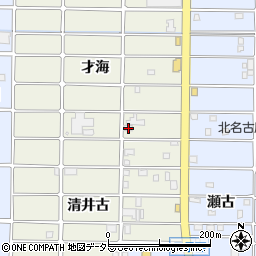 愛知県北名古屋市鹿田才海114周辺の地図