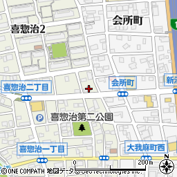 名古屋喜惣治郵便局 ＡＴＭ周辺の地図