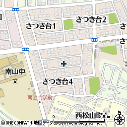 愛知県瀬戸市さつき台4丁目55周辺の地図
